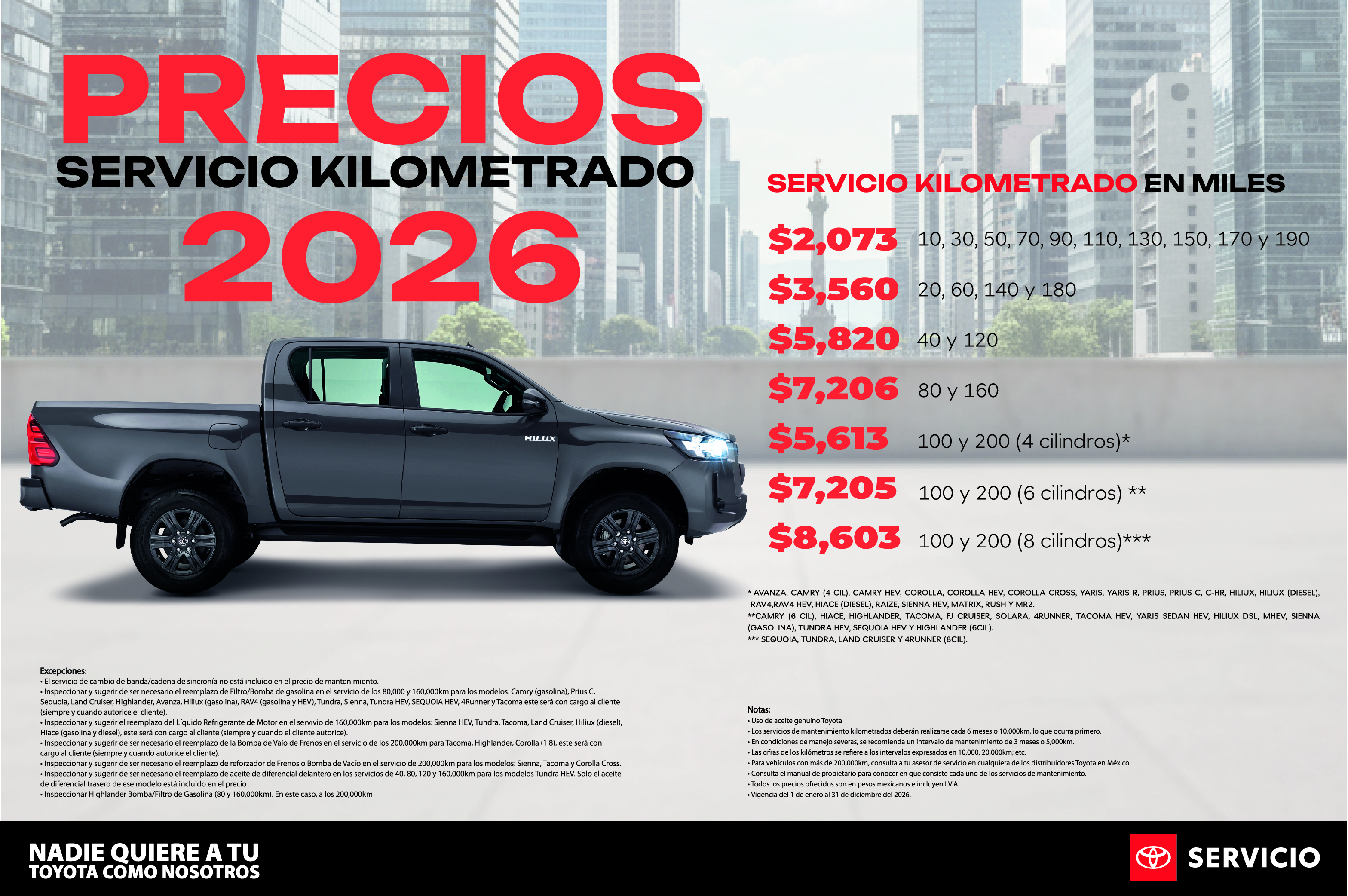 Servicio Kilometrado